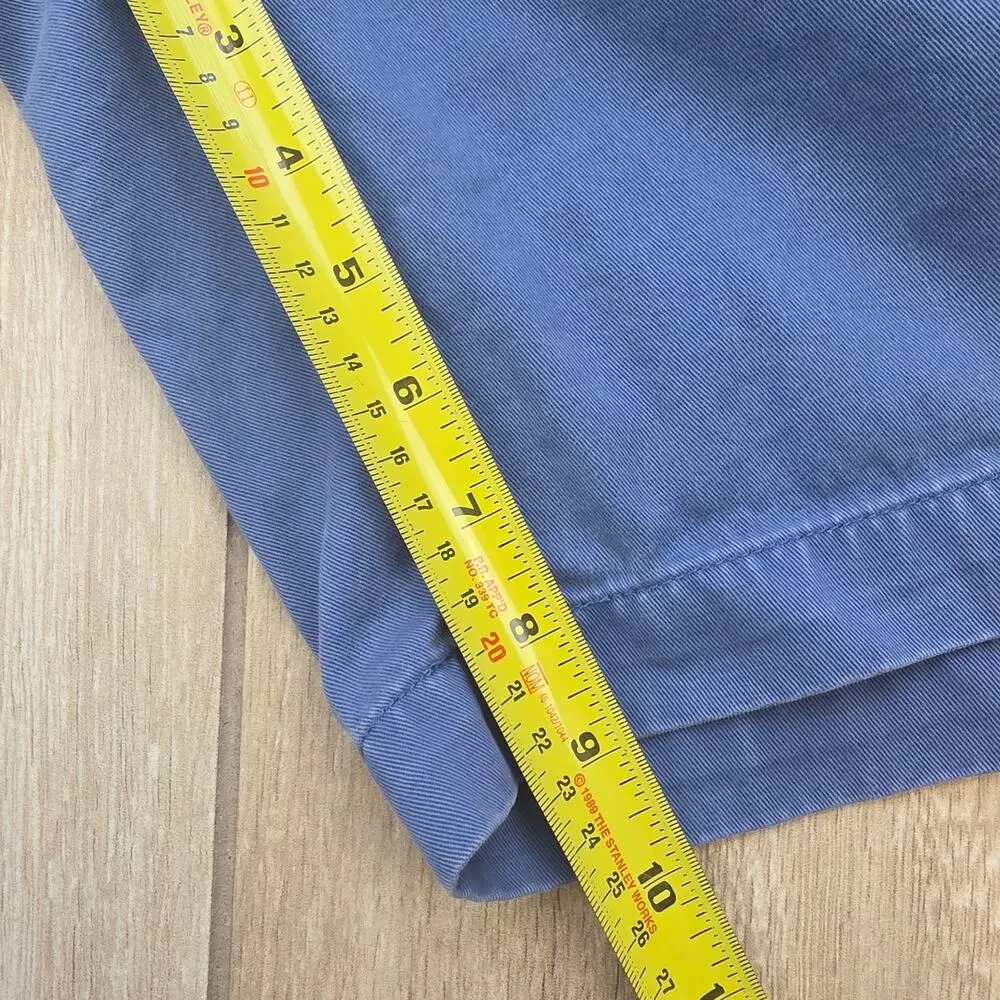 Polo Ralph Lauren Prospect Shorts Mens 35 Blue Cotton Chino Preppy Classic Fit